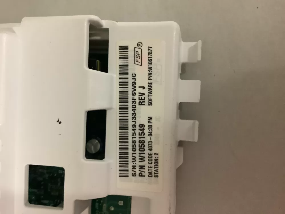 Whirlpool W10581549 W10581549 L Washer Control Board AZ207480 | ZC2804