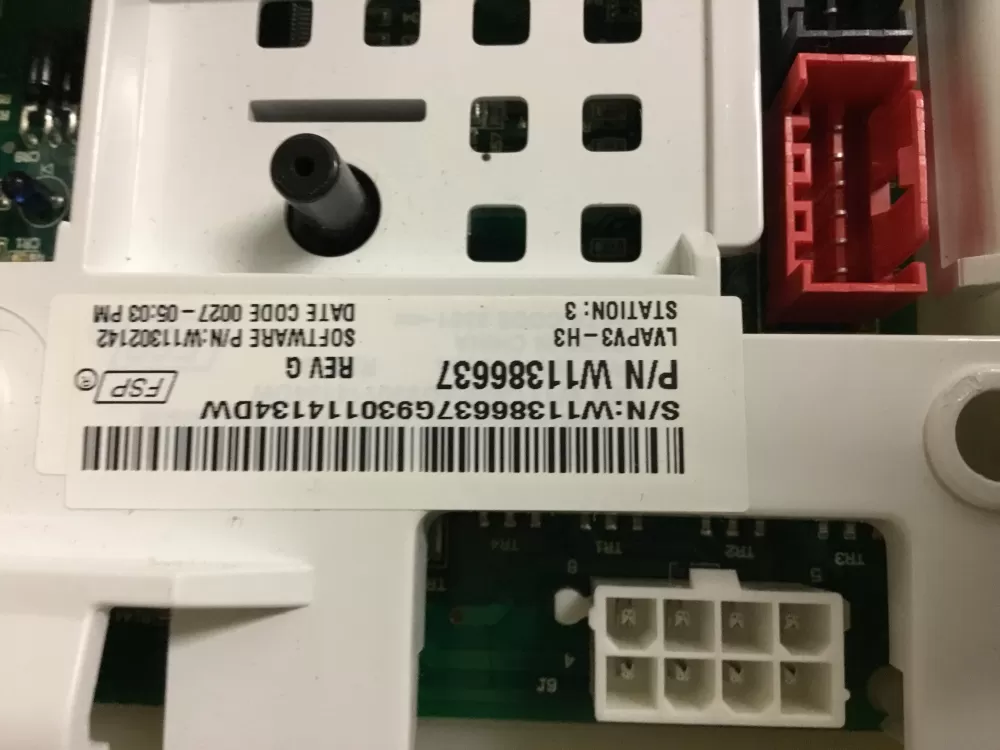 Whirlpool W11386637 W11417466 PS12745506 Washer Control Board AZ5092 | NR461