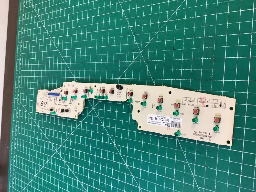 GE 165D7803P001  WD21X10378  165D7803P003  109820945  8RF4B10210500 Dishwasher Control Board