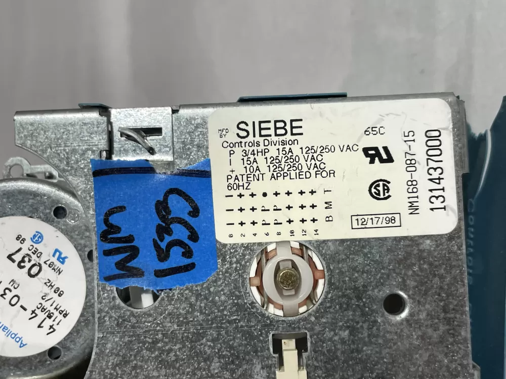 GE 131437000 Washer Timer AZ190721 | Wm1533