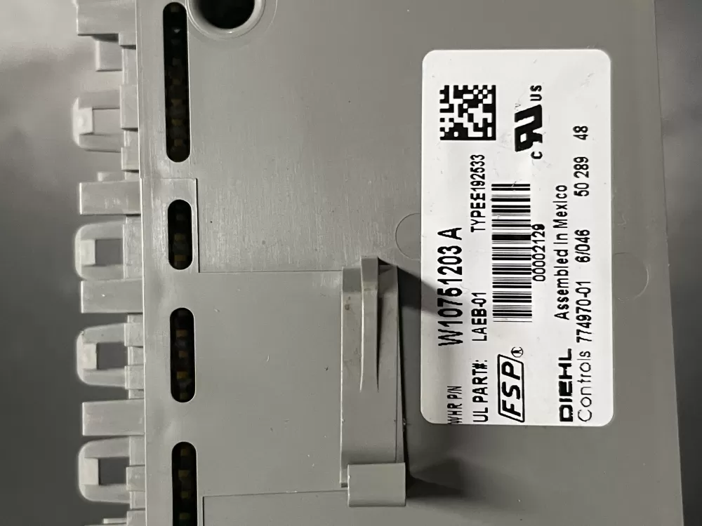 Whirlpool Maytag W10751203 W10864049 Washer Control Board AZ19207 | WM1031