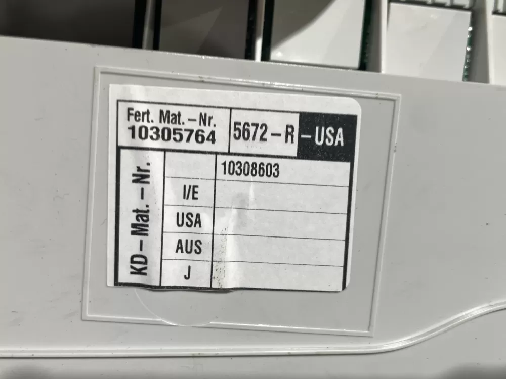 Miele Dishwasher Control Board ELPW5672R  10305764 AZ151022 | Wmv779