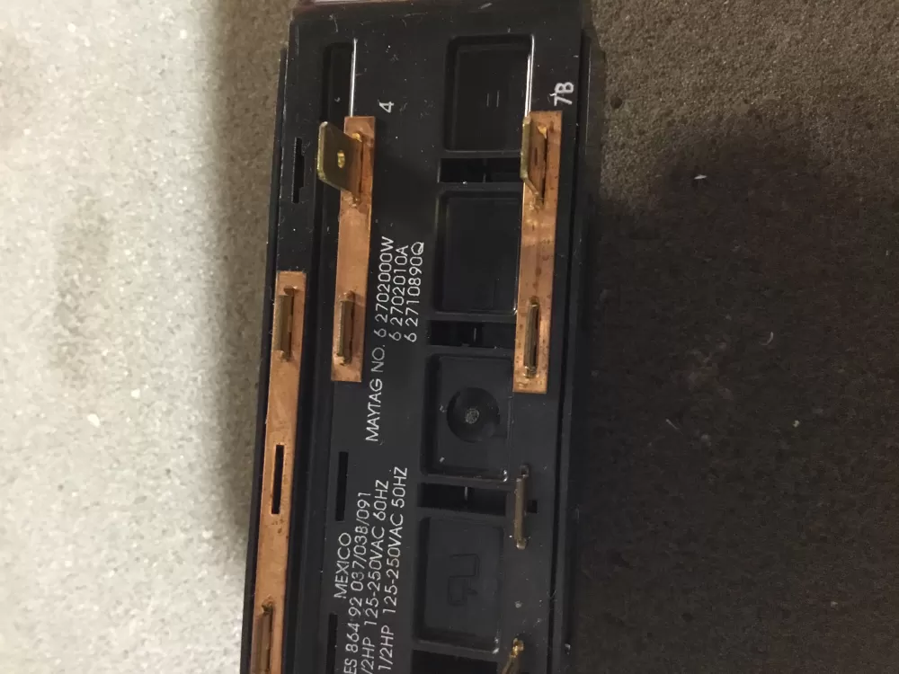 Maytag 62702010 Washer Temp Select Switch AZ101451 | NR597