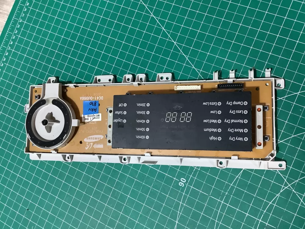 Samsung MFS-DV318A-S0 DC41-00066A Dryer UI Control Board AZ188933 | ARV870