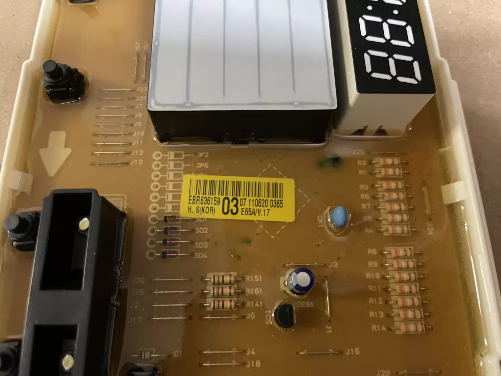 LG EAX61170502 EAX61298601 Ebr62707617 Dryer Control Board AZ100626 | Wmv259