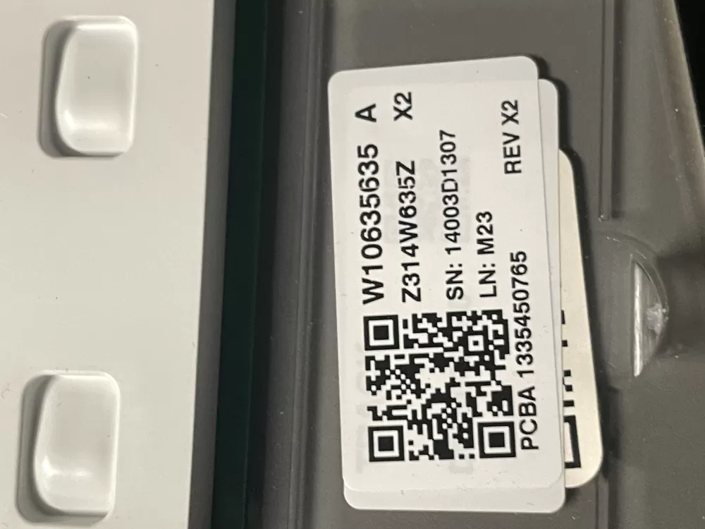 Whirlpool W10635635 Washer User Interface Control Board AZ14856 | V204