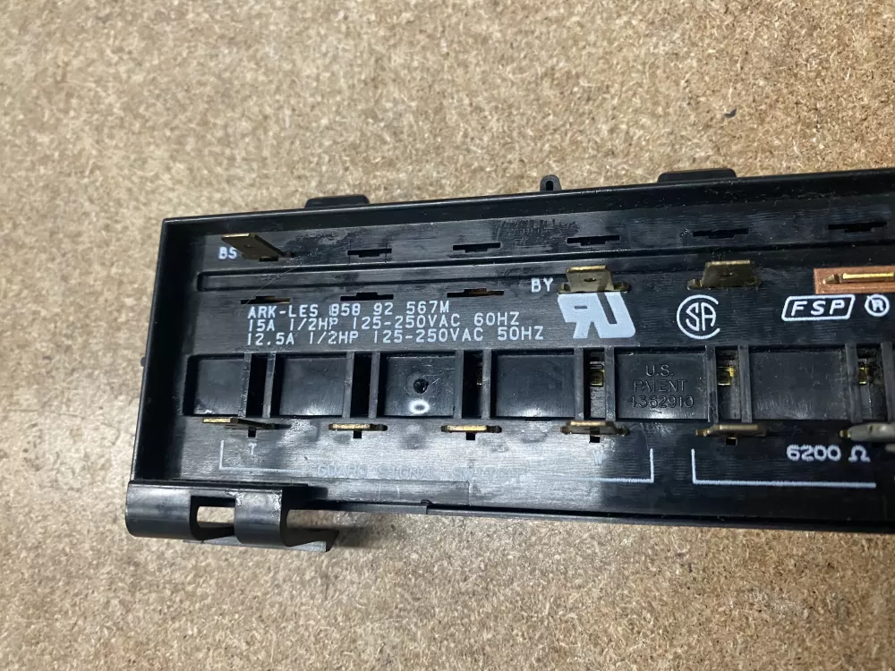 KitchenAid Kenmore 3406043 Dryer Control Board Touch Pad Switch AZ7798 | BK1630