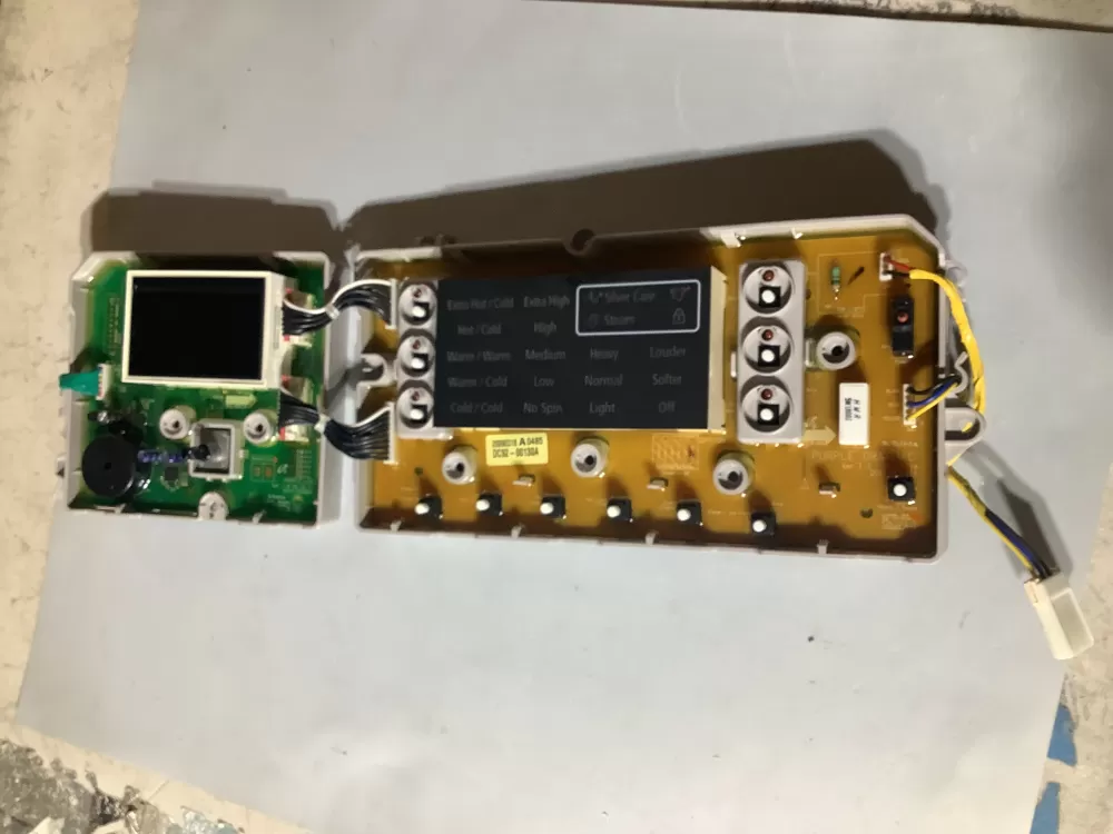 Samsung DC92-00130A DC92-00125A Washer UI Control Board AZ113143 | BGV667