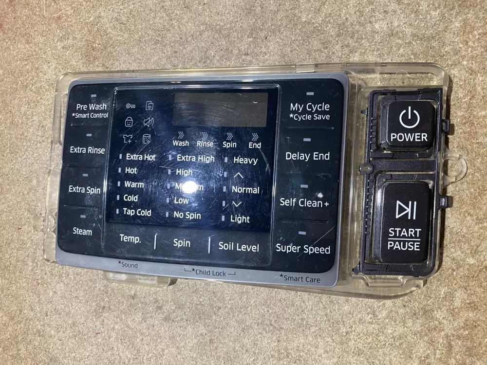 Samsung DC92-01607J AP6243588 DC94-06643A DC93-00376D PS12084833 Dryer UI Control Board