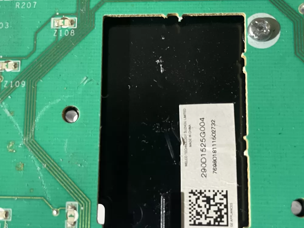 GE 290D1525G004 Washer Control Board AZ192544 | Wmv169