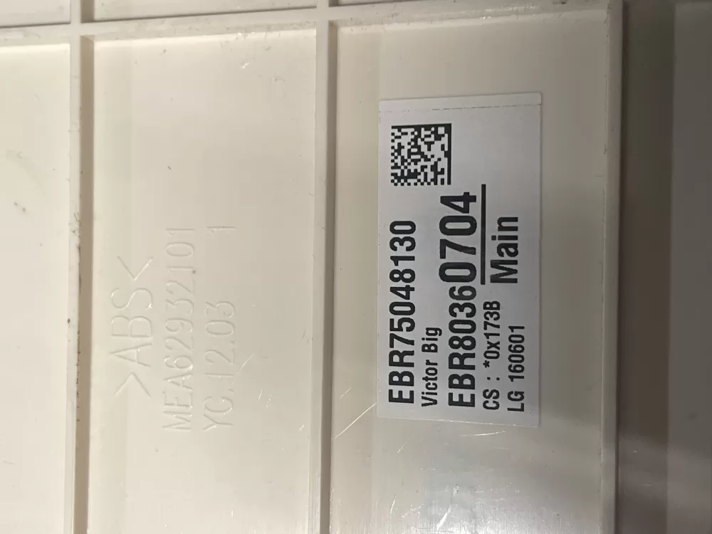 LG EBR80360704 Washer Control Board AZ15588 | V285