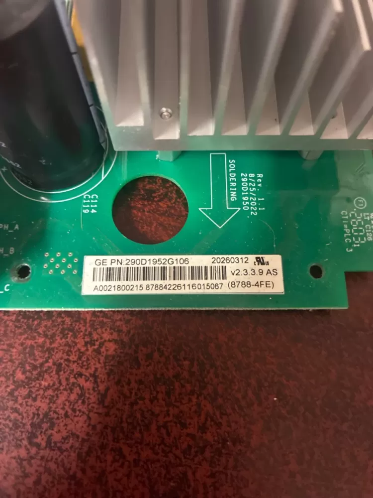 290D1952G106 GE Washer Board - Inverter