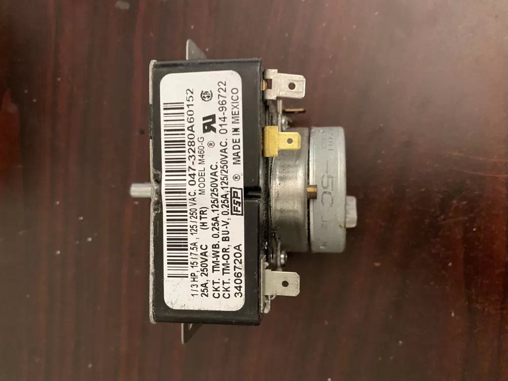 Whirlpool 3406720A PD00055932 3406720 529119 AP6008570 PS11741710 EAP11741710 Dryer Timer