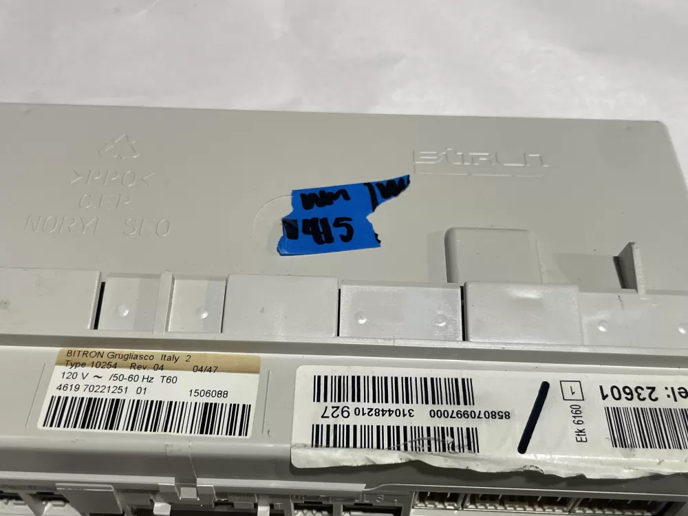 Whirlpool Washer Control Board Electronic CCU 46197022125101 AZ141480 | Wmv415