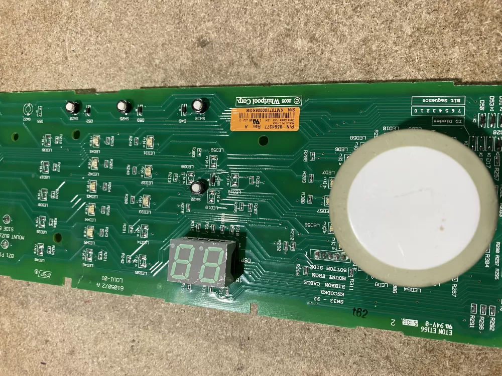 Whirlpool Kenmore 8564377 8564383 Dryer Control Board AZ76990 | BK1101