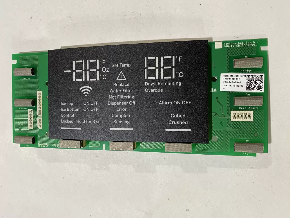 GE WR55X41025 197D8542G002 Refrigerator Control Board AZ159345 | BK1951