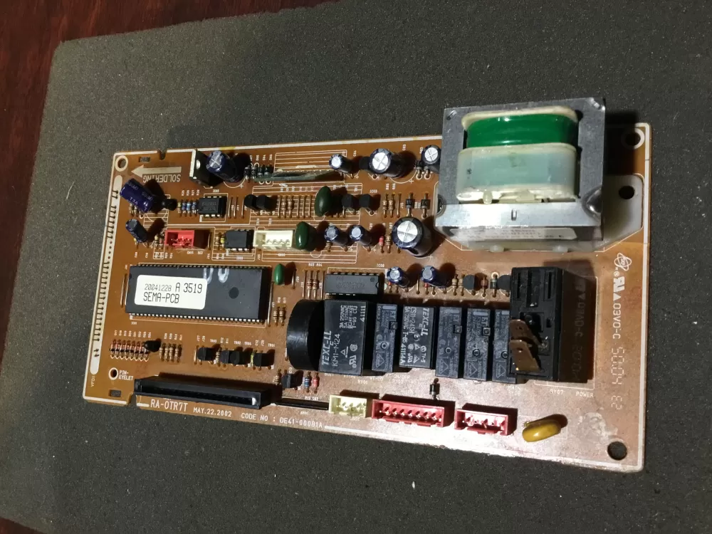 Samsung GE WB27X10508 AP3183982 911257 PS239652 RA-0TR7T-02 DE41-00081A Microwave Control Board