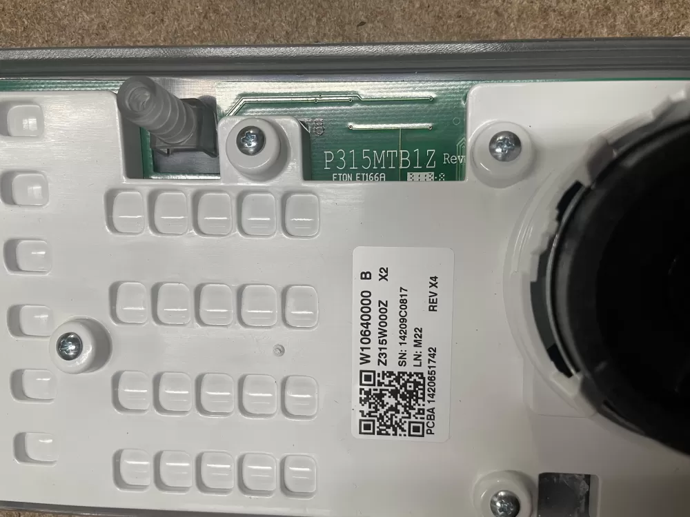 Maytag W10433184 W10639991 W10640000 Washer Control Board Panel AZ14143 | KMV41