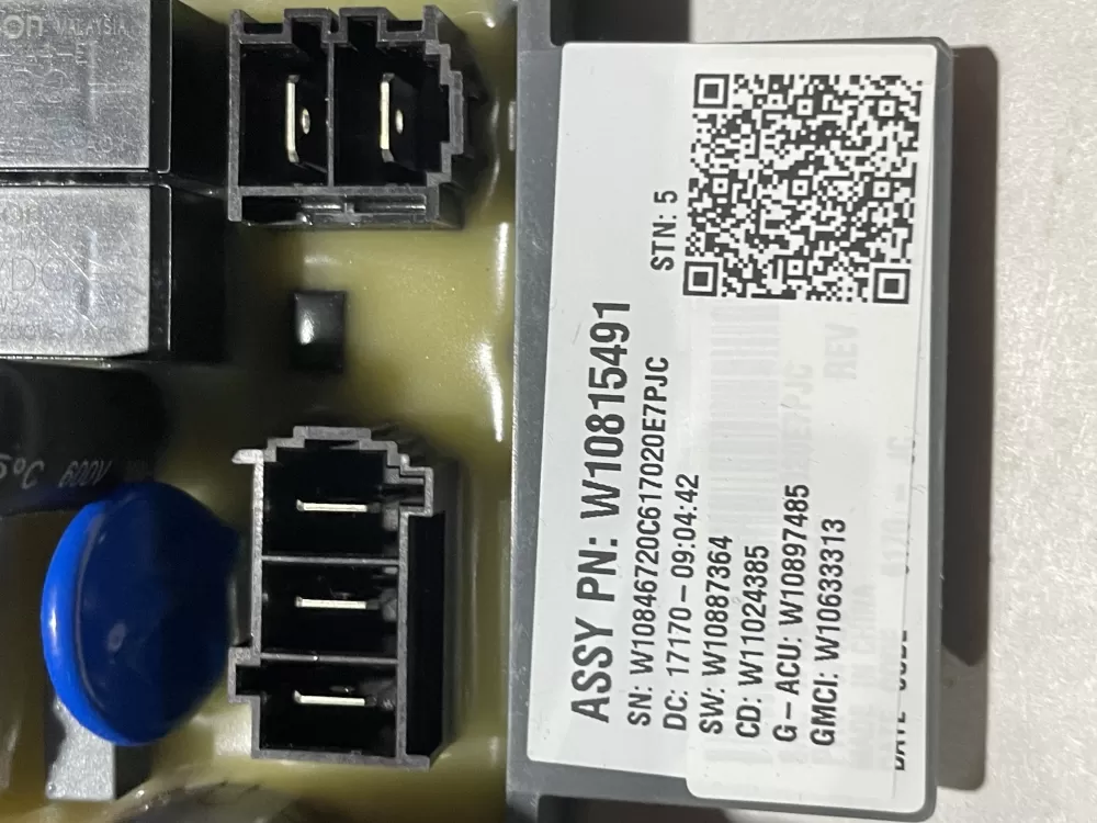 Maytag W10815491 W10912345 PS11769801 Washer Control Board AZ120355 | Wmv700