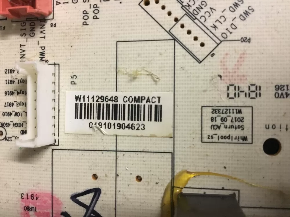 Whirlpool W11206895 W11416373 Microwave Control Board Panel AZ23425 | NR125