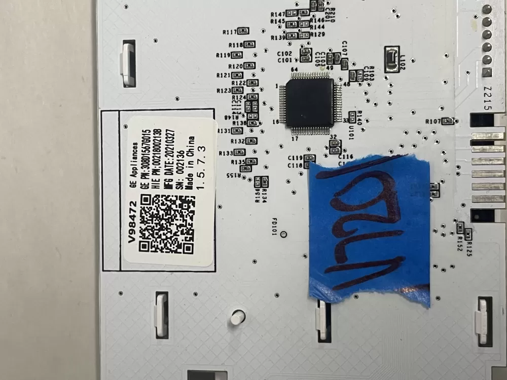 GE 308D1567G015 0021800213B Washer Control Board Panel AZ208188 | KMV720