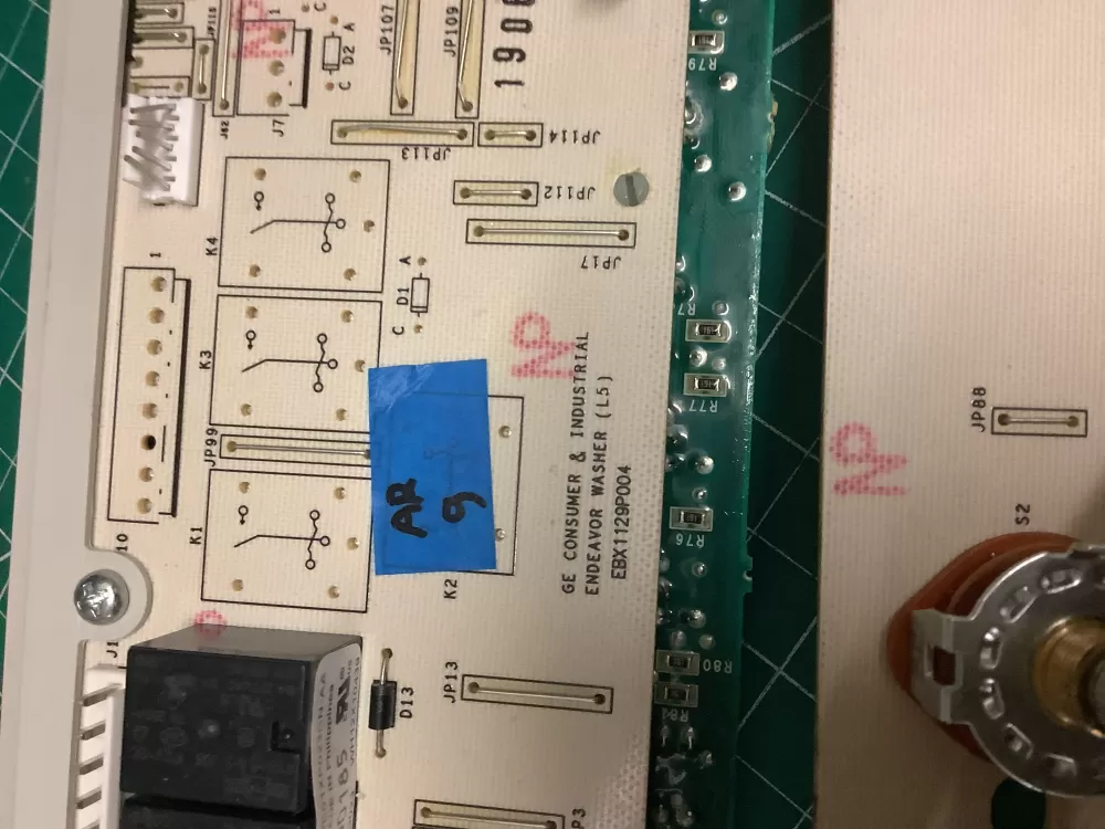 GE 175D5261G040 EBX1129P004 WH12X10614 Washer Control Board AZ205153 | AR9