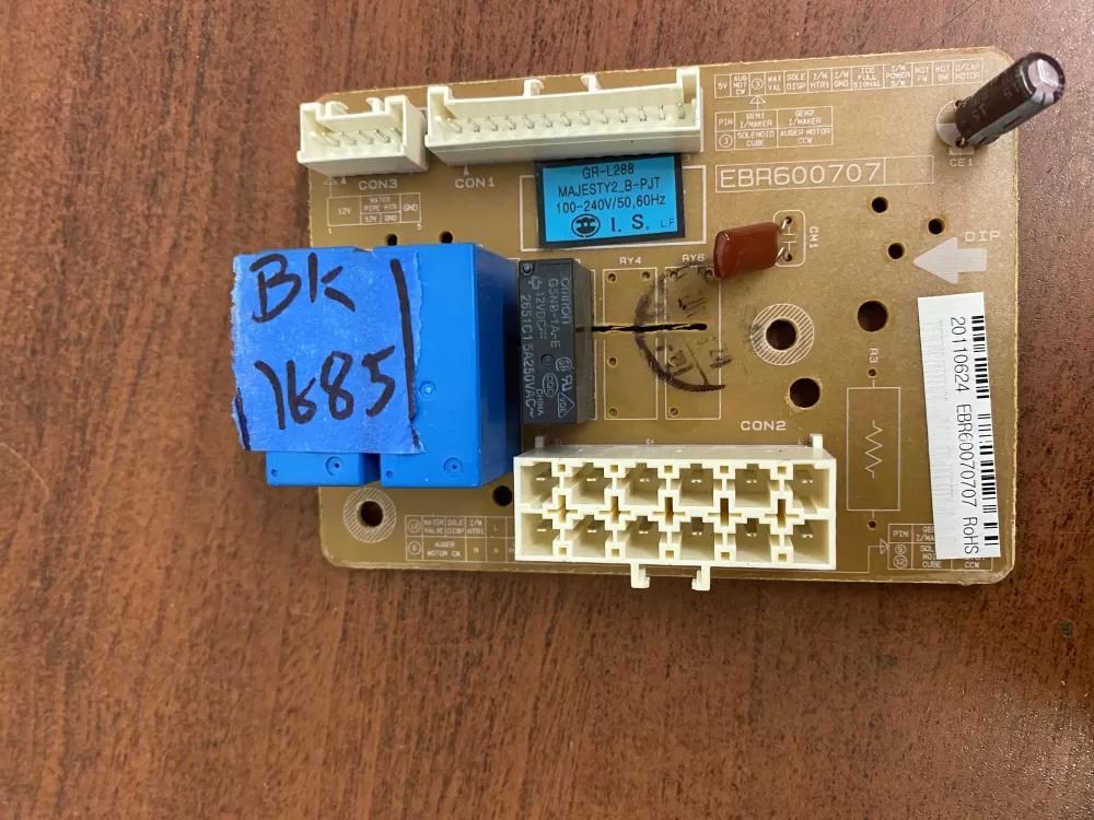 LG EBR60070703 EBR60070707 Refrigerator Power Control Board AZ33444 | BK1685