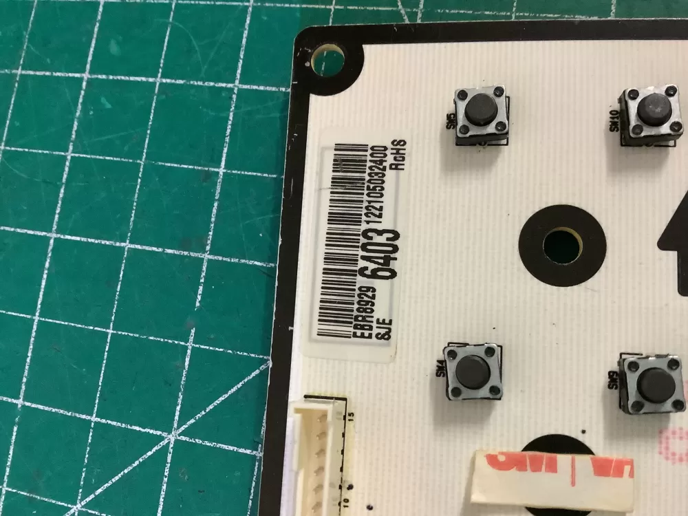 LG EBR89296403 Oven Range UI Display Control Board AZ190172 | NR2110