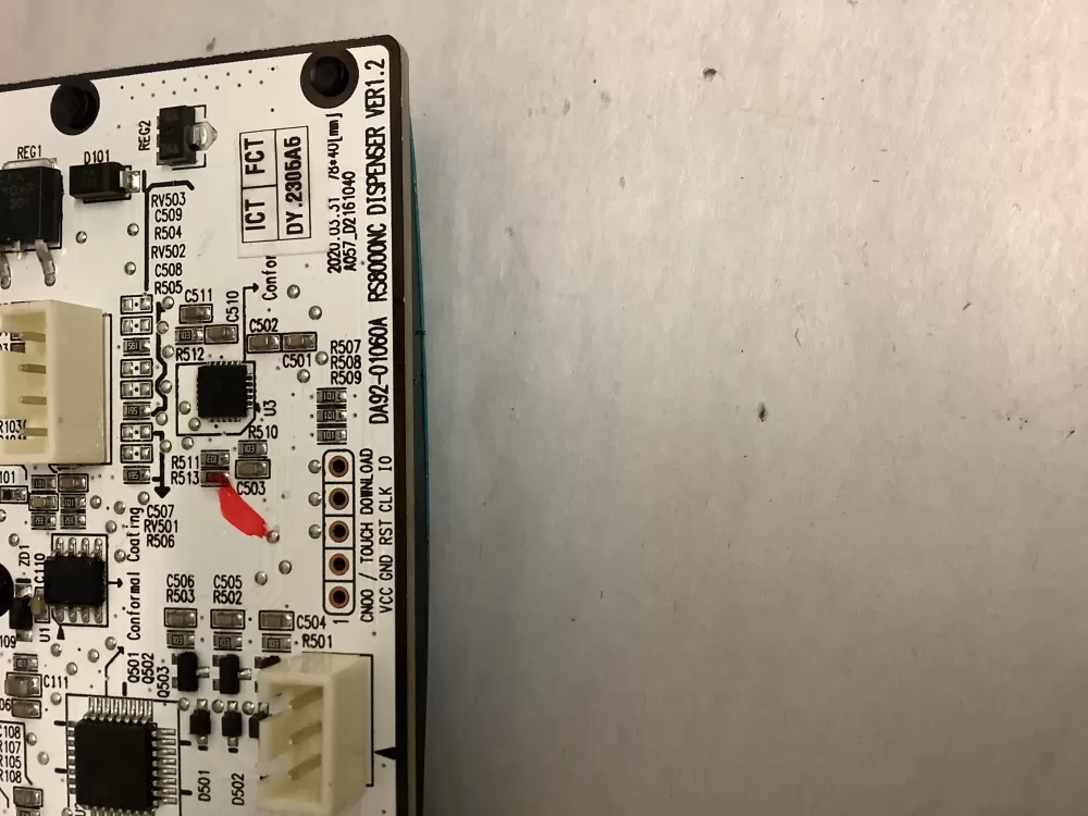 Samsung DA92-01060A Refrigerator Control Board Dispenser AZ199688 | ZC2779