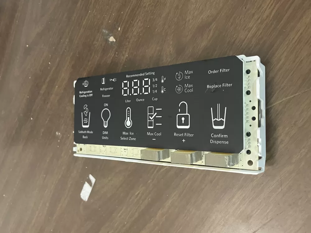 Whirlpool KitchenAid Roper Estate W10741613 W10784395 W10798781 W10822637 PS11726175 Refrigerator Control Board Interface