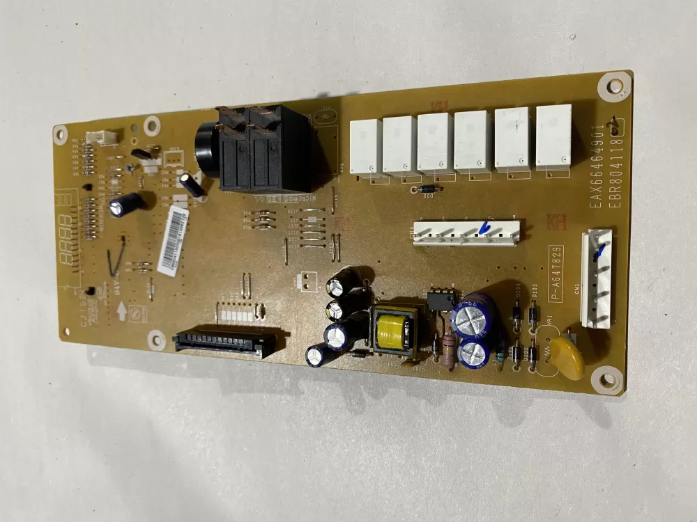 LG GE EBR80411802 Microwave Control Board AZ135646 | BK2340