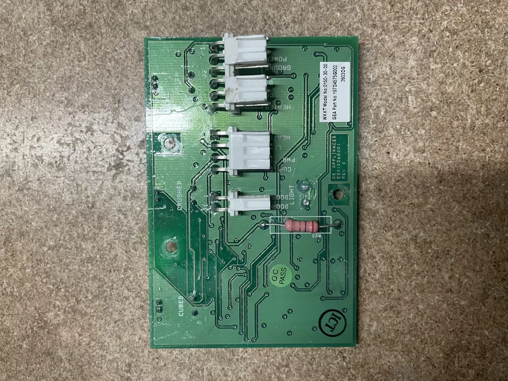 GE Wr55x10449 Refrigerator Control Board Dispenser AZ10746 | KM1587