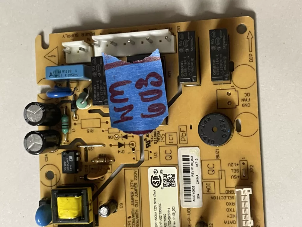 Frigidaire A02710602 Control Board AZ47132 | Wm603