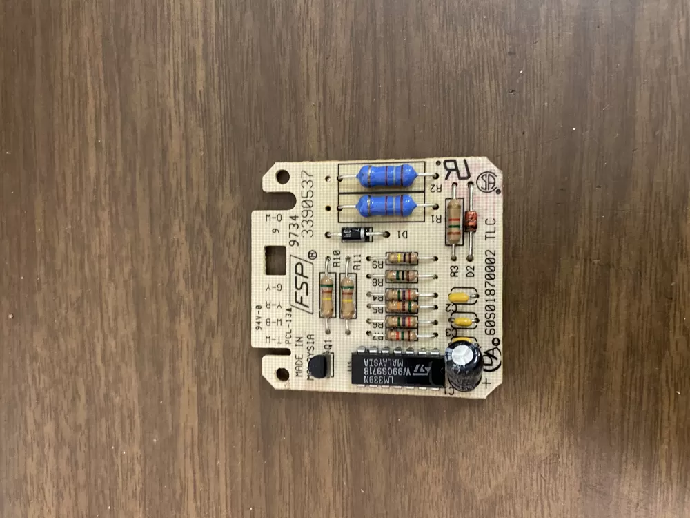 Whirlpool  KitchenAid  Kenmore  Maytag AP6022061  3390537  3390537R  3977407  8558178  8558178R  W10476828 Dryer Moisture Sensor Control Board