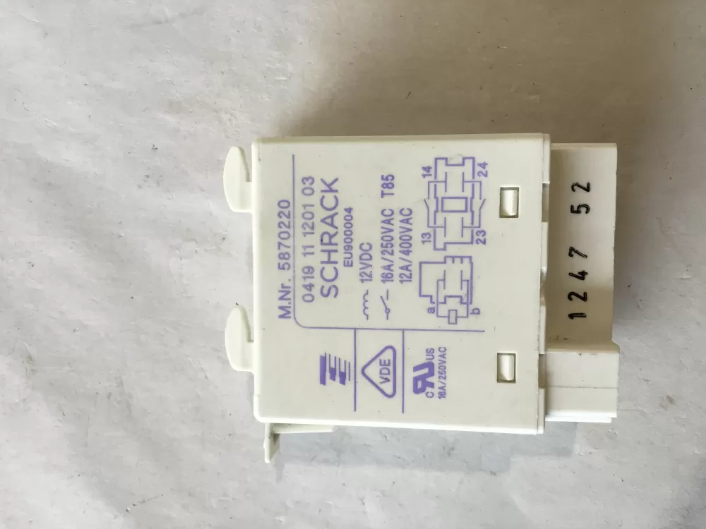 Miele 5870220 Dishwasher Heating Element Relay AZ150039 | SL184