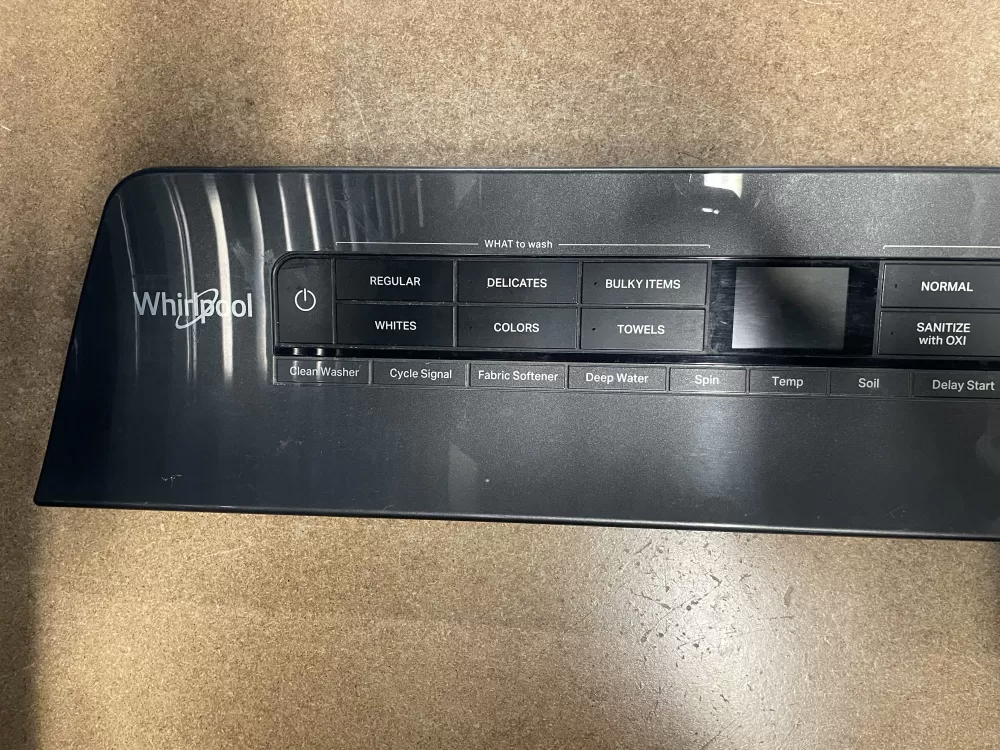 Whirlpool W11185287 Washer Control Board Touchpad Panel