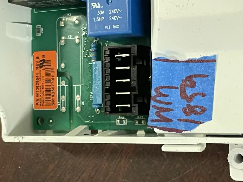Whirlpool Dryer W10853088 W10625544 Main Control Board AZ53744 | Wm1859