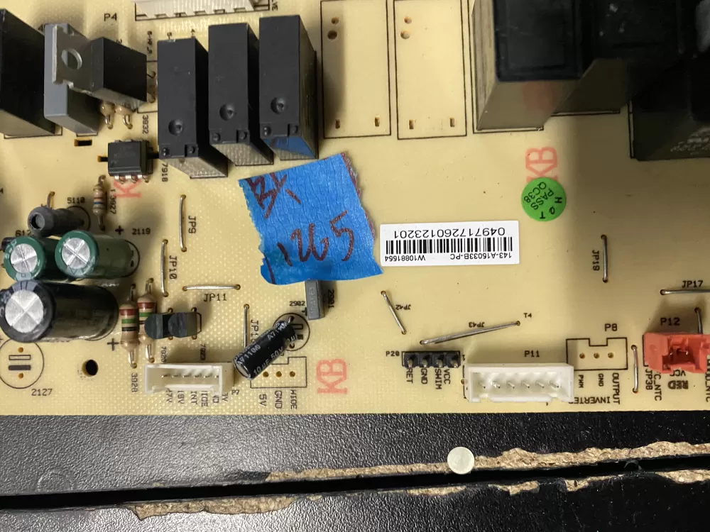 Whirlpool W10881554 Microwave Control Board AZ4361 | BK1265