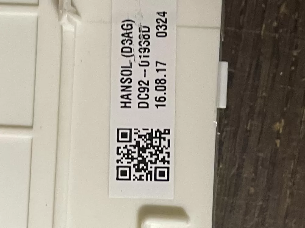 Samsung DC92 01938D Washer Control AZ47700 | Wmv369