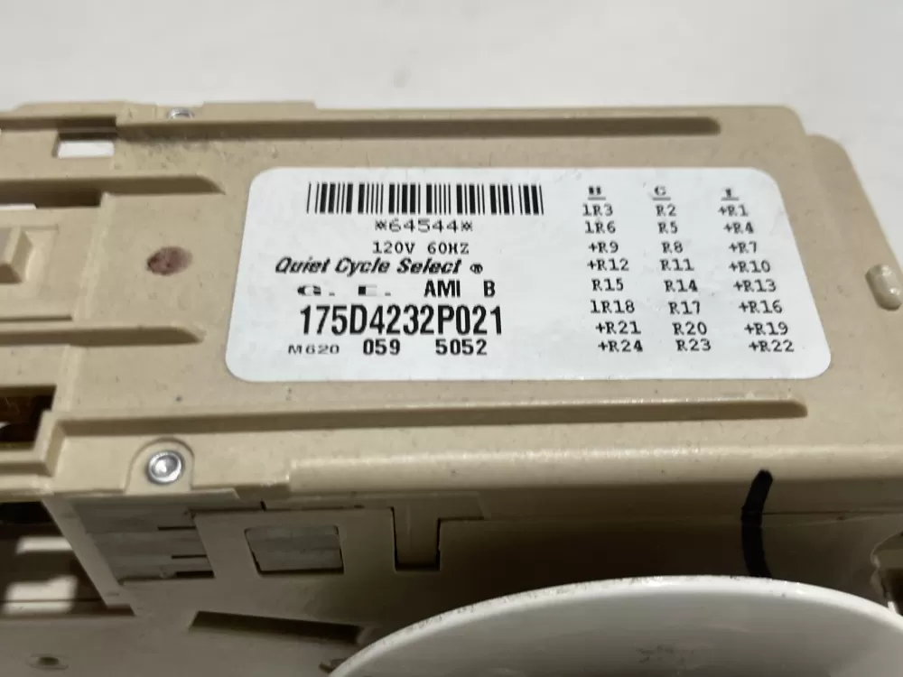 GE 175D4232P021 WH12X10255 Washer Timer AZ141333 | Wm2124