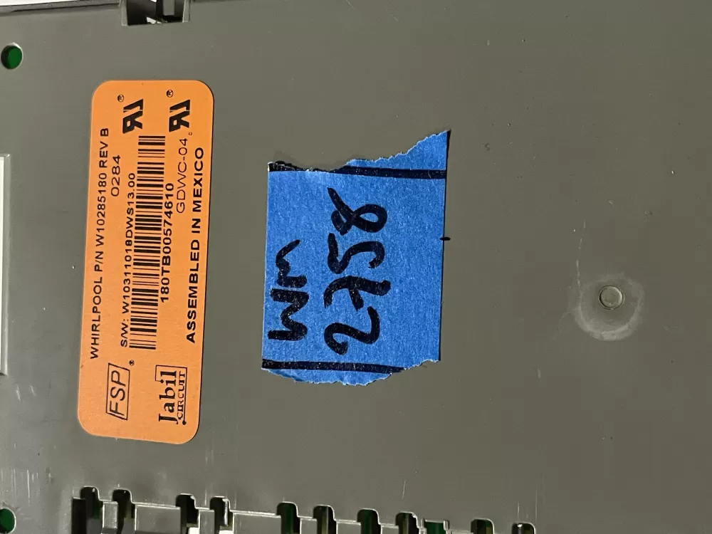 Whirlpool Maytag KitchenAid Dishwasher Control Board AZ198023 | Wm2758