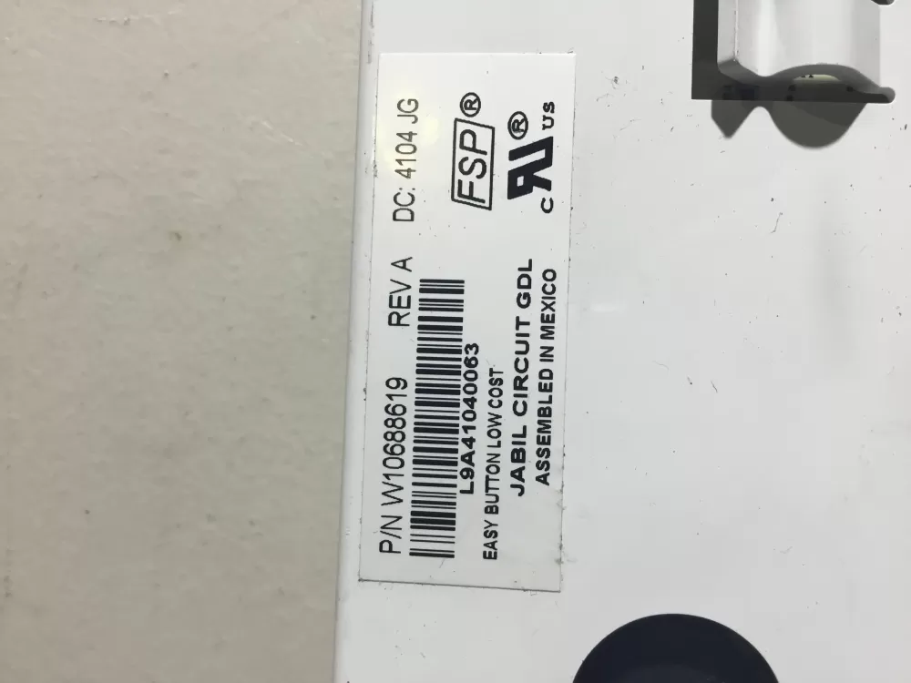 Electronic Control Board WPW10688619 / AP6023801 AZ37623 | NR1415