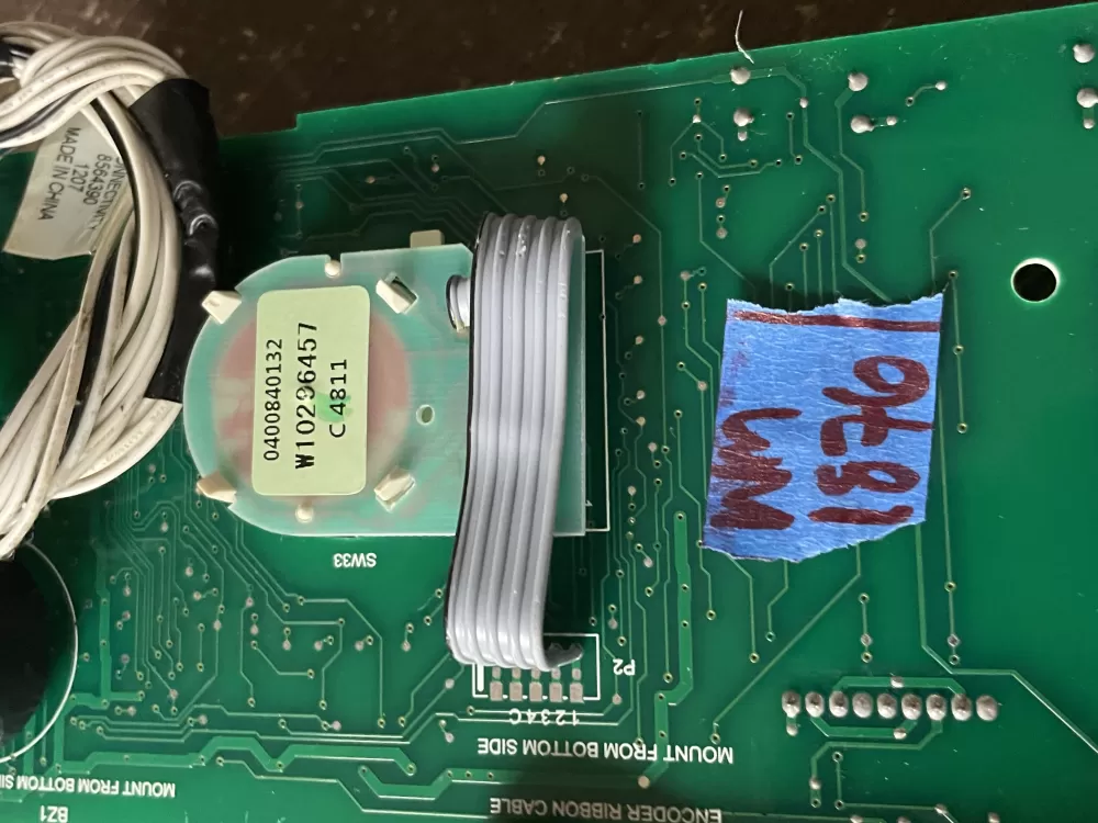 Whirlpool W10399100 W10296457 Washer Control Board AZ51736 | Wm1876