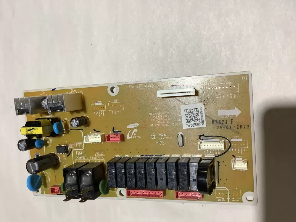 Samsung DE92-03624F Microwave Control