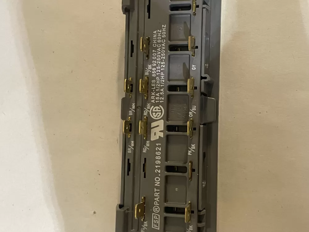 Whirlpool Maytag 2198621 Refrigerator Control Board Dispenser AZ118950 | KM2190