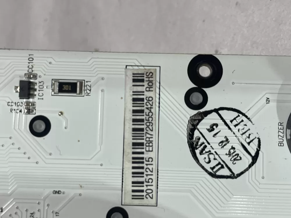 LG EBR72955422 EBR72955426 Refrigerator Control Board AZ152348 | Wm919
