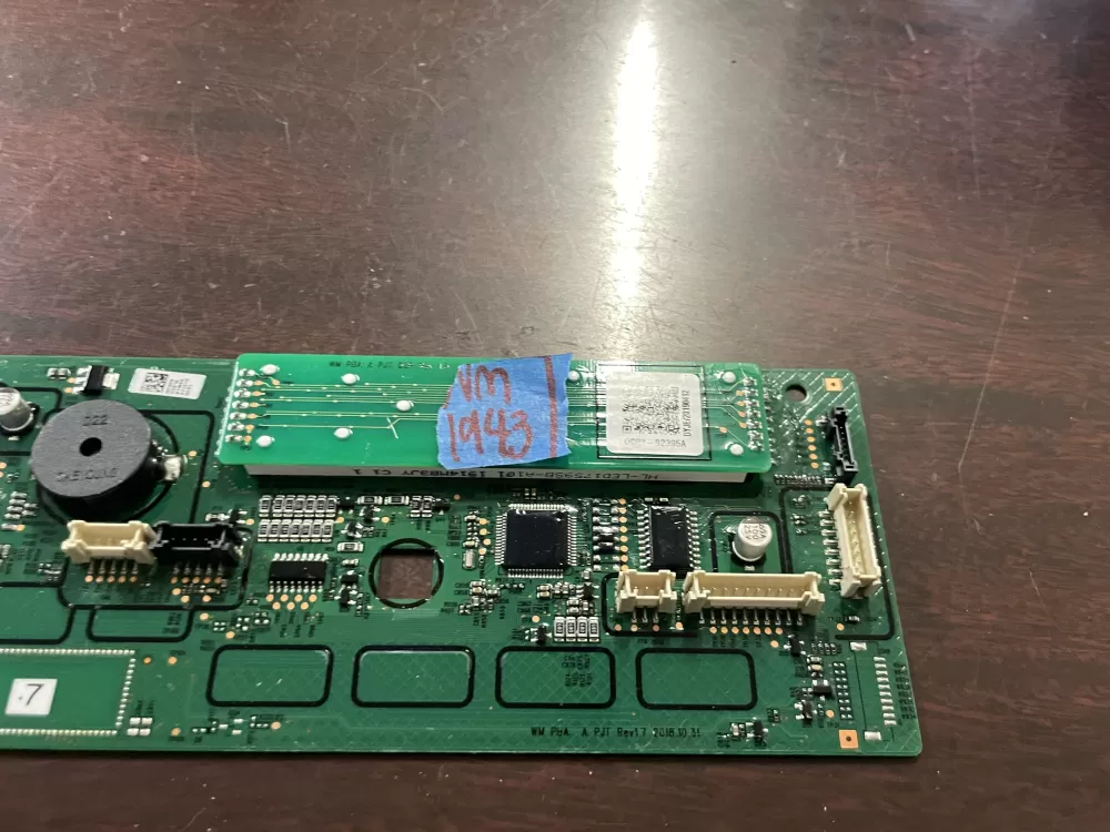 Samsung DC92-02395A Dryer Control Board AZ62196 | Wm1943