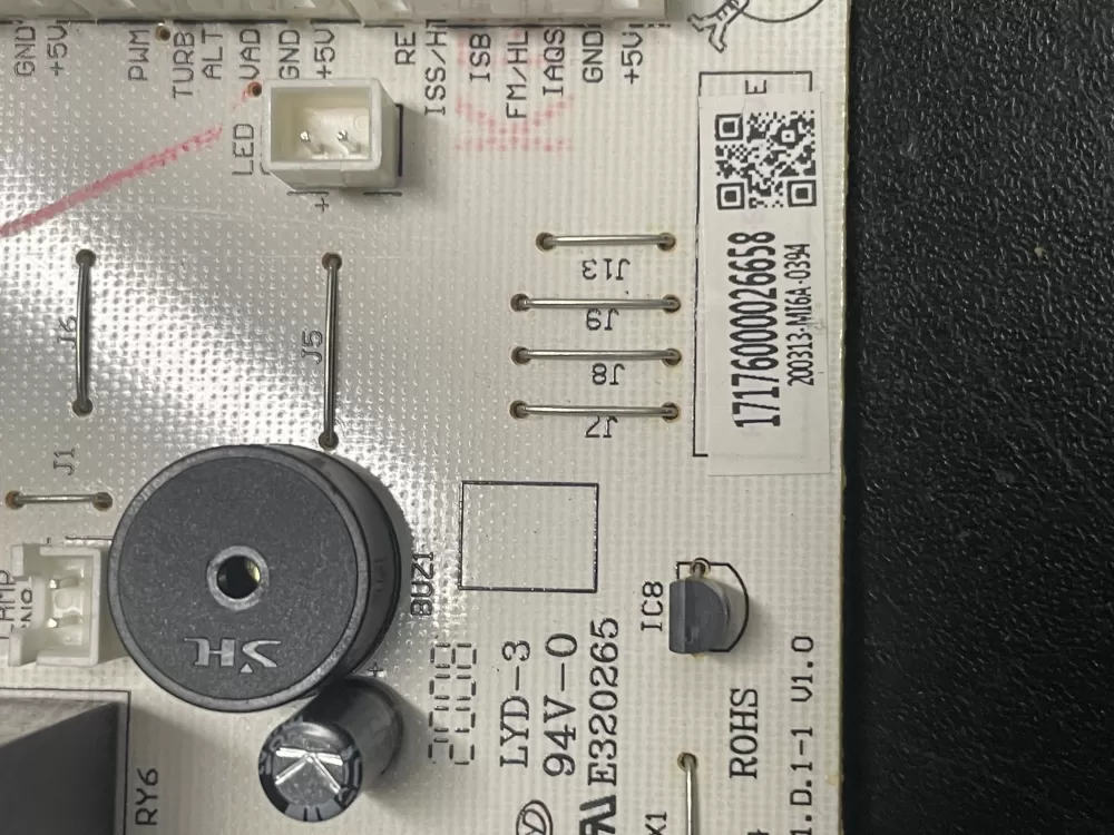 Samsung 17176000026658 Dishwasher Control Board AZ12506 | 641