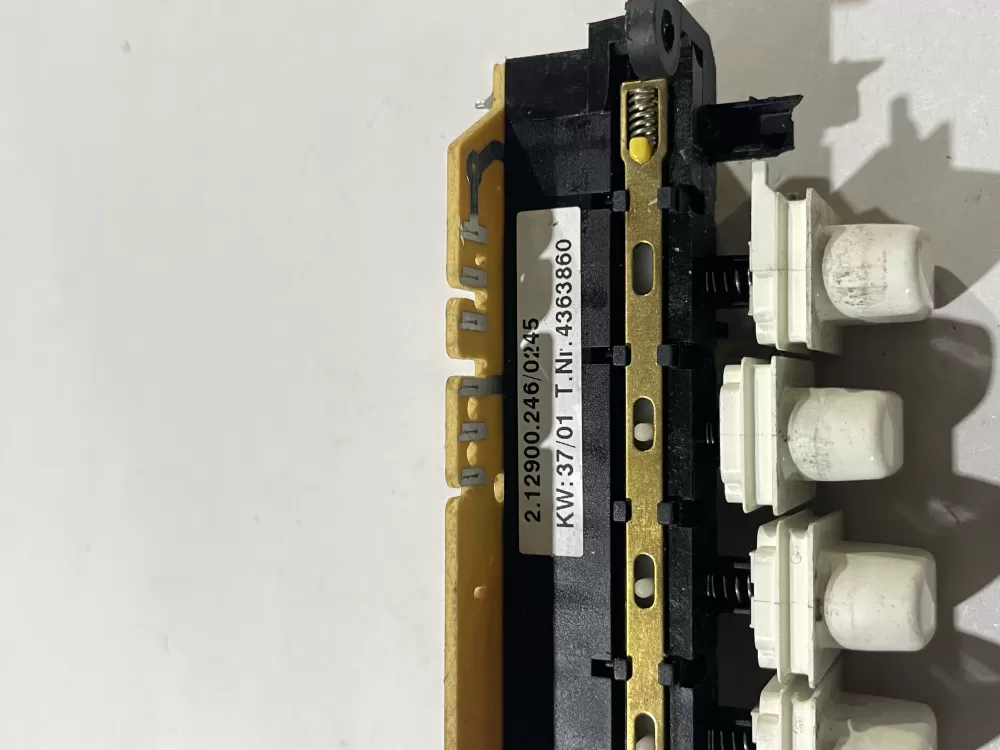 Miele 4363860 Washing Machine Control Board Push Button Switch AZ162411 | Wm205