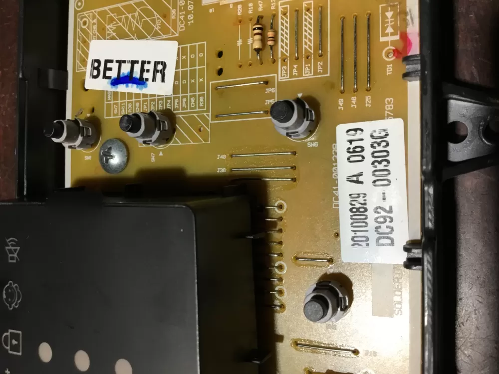 Samsung DC92 00301J DC41 00132A Washer Control Board AZ67121 | NRV573